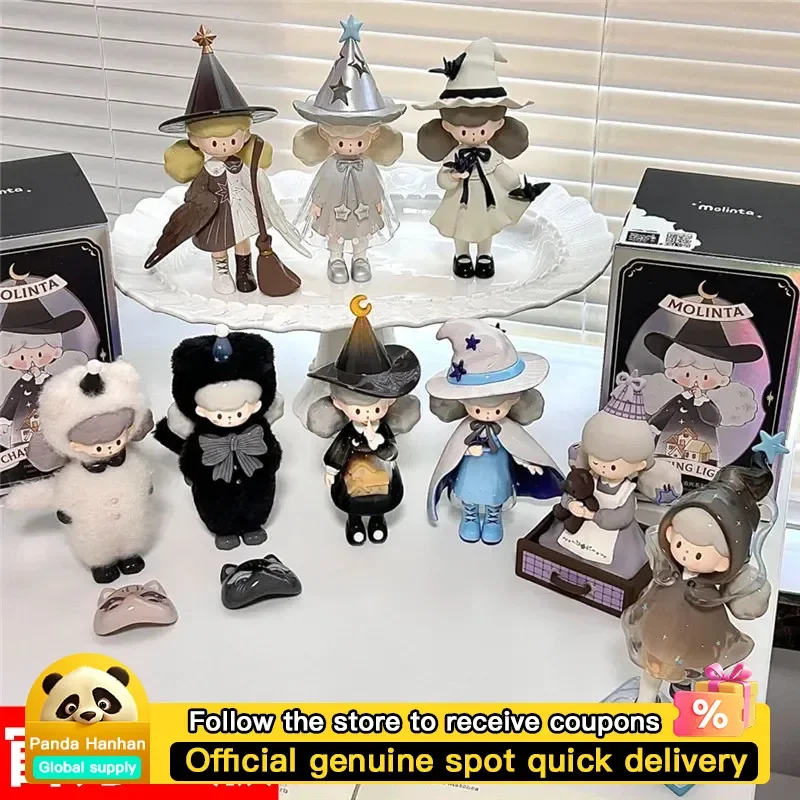 

Molinta v12 Chasing Light Series слепая коробка аниме фигурка игрушки модель куклы загадочная коробка модный тренд подарок загадочная коробка день рождения