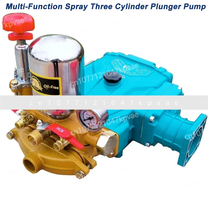 Cleaning Garden Greening Pressure Three Cylinder Plunger Pump 168/170 Gasoline Engine Direct Connected High-pressure Spray