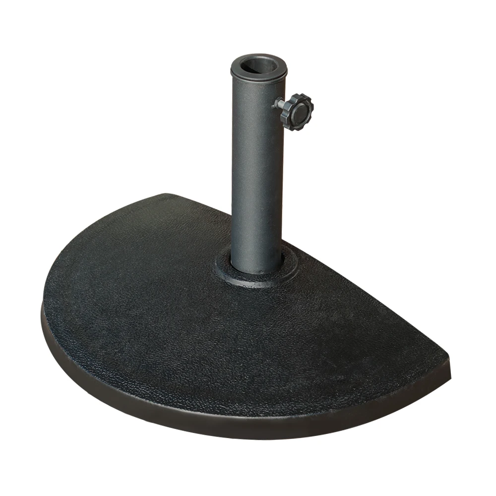 

JARDINA Half Round Patio Umbrella Base Resin Umbrella Stand