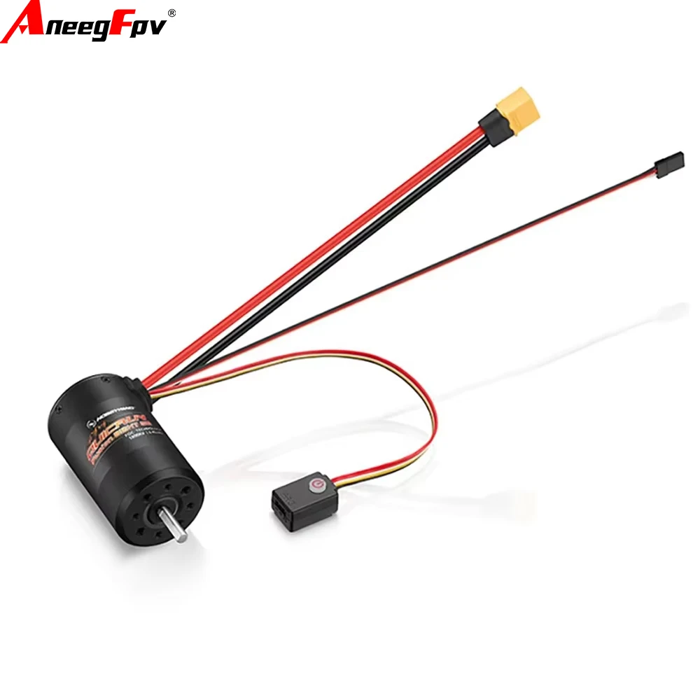 HobbyWing QuicRun Fusion 8IGHT SE All-in-One-Motor Eine Spannung von 60 A 1800 KV für 1/8 RC-Car RC-Kletterfahrzeuge