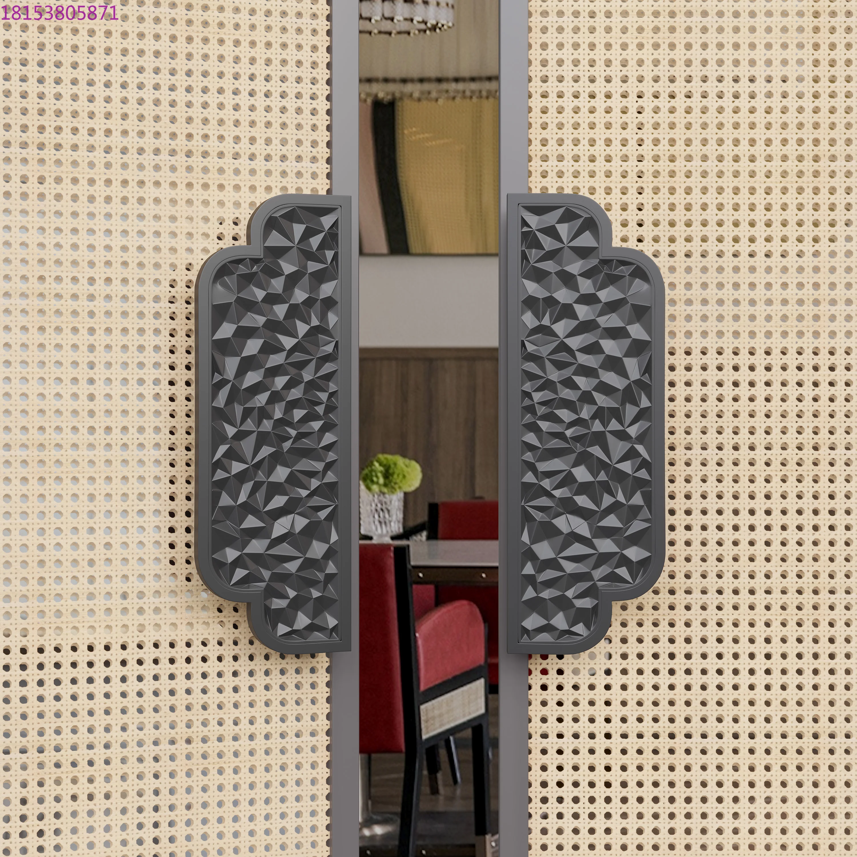 

Новая китайская легкая роскошная дверная ручка Латунная антикварная дверная ручка для виллы Современная простая и высококачественная