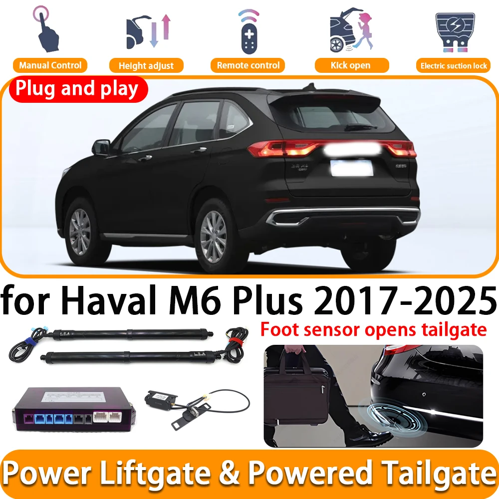 Highcity for Haval M6 Plus 2017-2025 OEM Electric Automatic Powered Tailgate Power Liftgate System Plug and Play Trunk Lift Kit