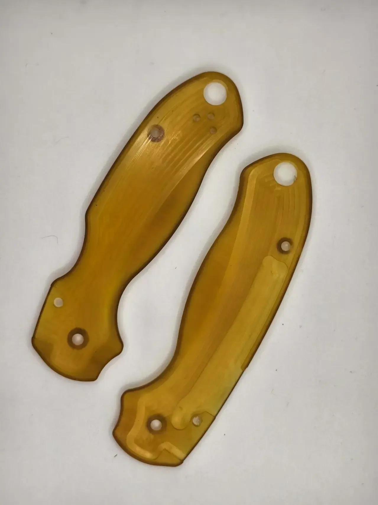 

1 Pair All Polyetherimide PEI Handle Scales For Spyderco C223 Para3 Knives