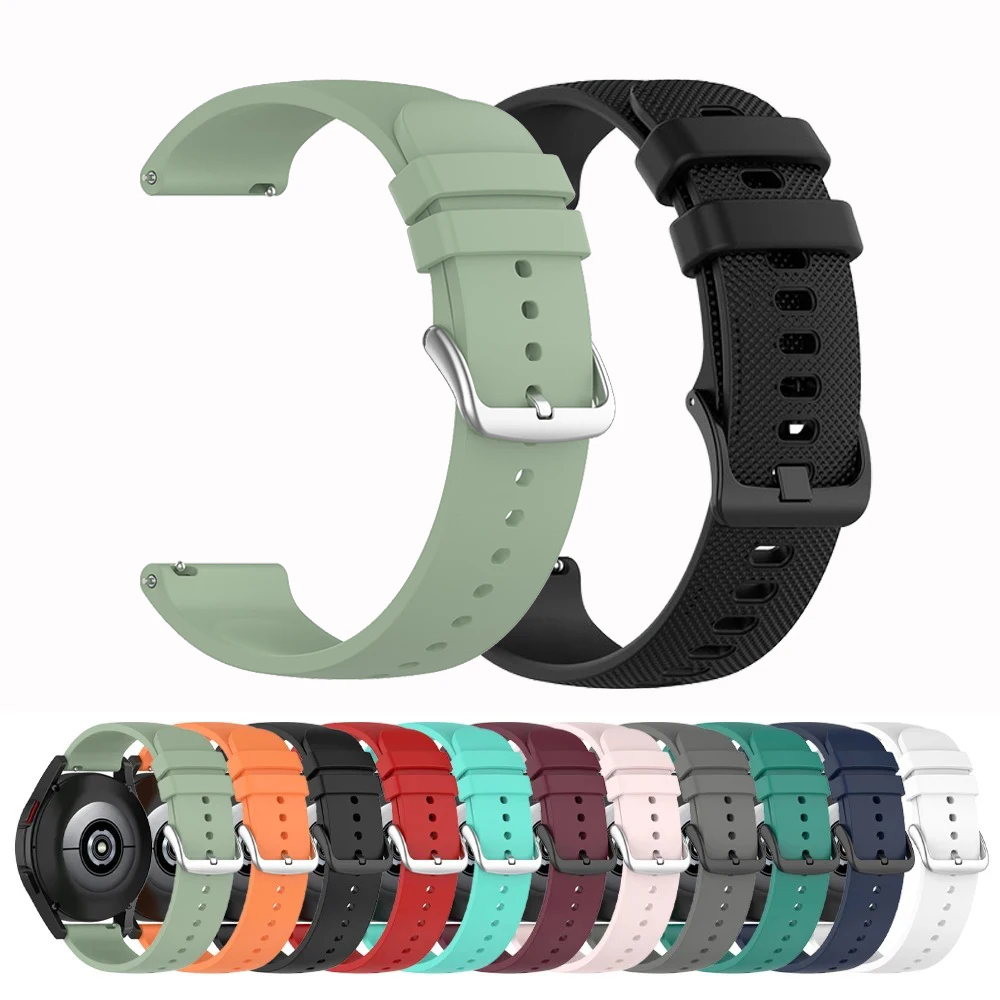 Sports Silicone 20mm 22mm Watch Strap For Garmin Venu 3 Band Forerunner 265 255 Music Vivoactive 4 For Garmin Venu Sq 2 Bracelet