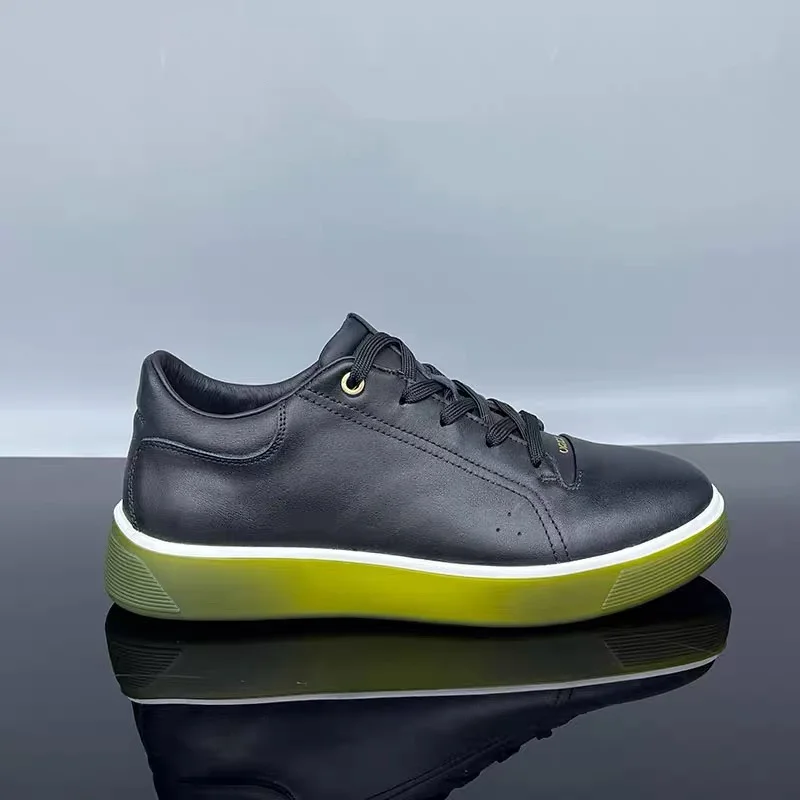 S55d0a39cc9e44f34a85f8f2a290022c6o Genuine Leather Men Sneakers Breathable Comfort Classic Casual Shoes