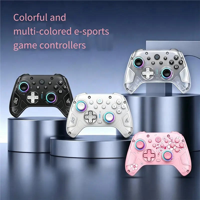 Well Made-For Switch2 Wireless Game Controller With RGB Lightdual Motors 9-Axis Gyro Programmable Gamepad B