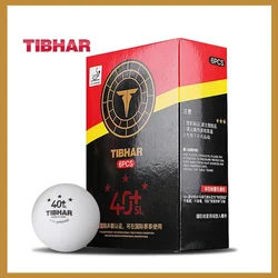 TIBHAR 3-Star Seamless Table Tennis Ball 40+ New Plastic ITTF Approved Professional Ping Pong Balls for Training Competitions