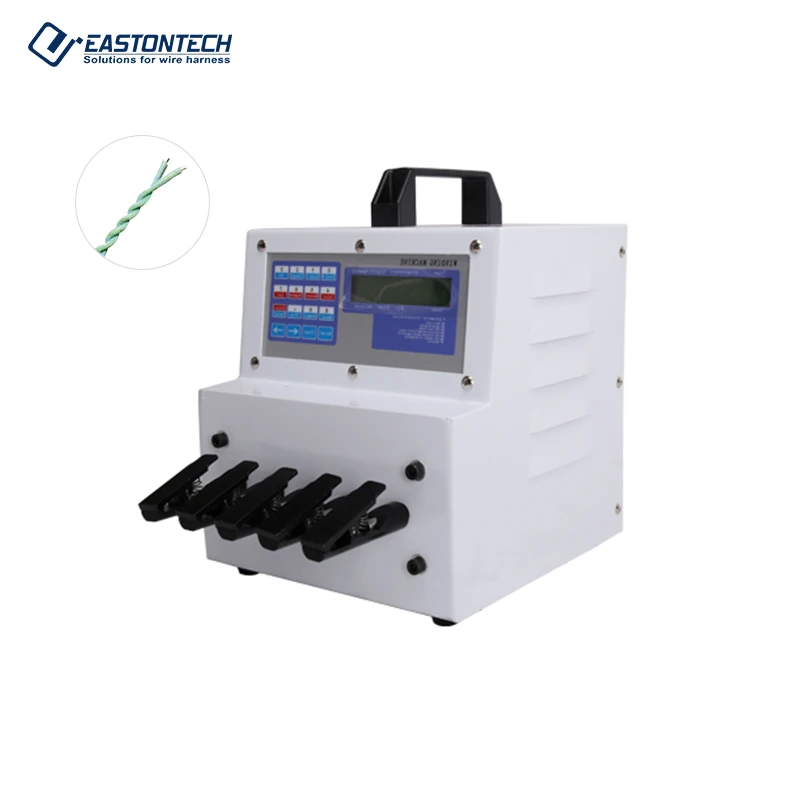 EW-20F-1 Copper Braided Cable Stranding Machine Electronic Wire Twisting Tool Five Head Wire Twisting Machine