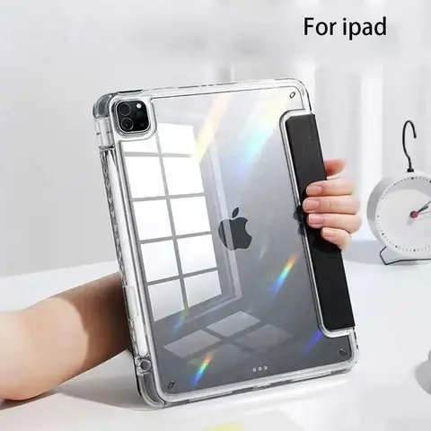 2025 New Transparent Case for IPad 11th A16 Pro Air 13 11 M3 M2 M4 2025 12.9 " 9 8 7 6 5 4 10 Th Mini 7 6 Funda Shockproof Cover
