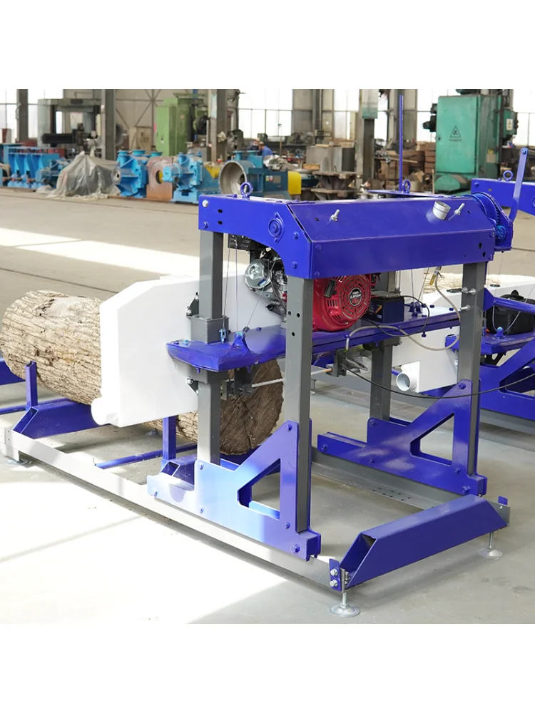 YUGONG Wood Cutting Machine Log Working Machine with Bandsaw Blades Portable Sawmill Woodworking Band Saw Wheels For Sawmill