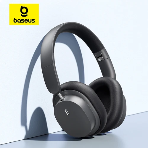 Baseus Bowie D05 auriculares inalámbricos Bluetooth 5,3 auriculares de nivel HIFI auriculares 40mm controlador plegable sobre la oreja auriculares 70H tiempo
