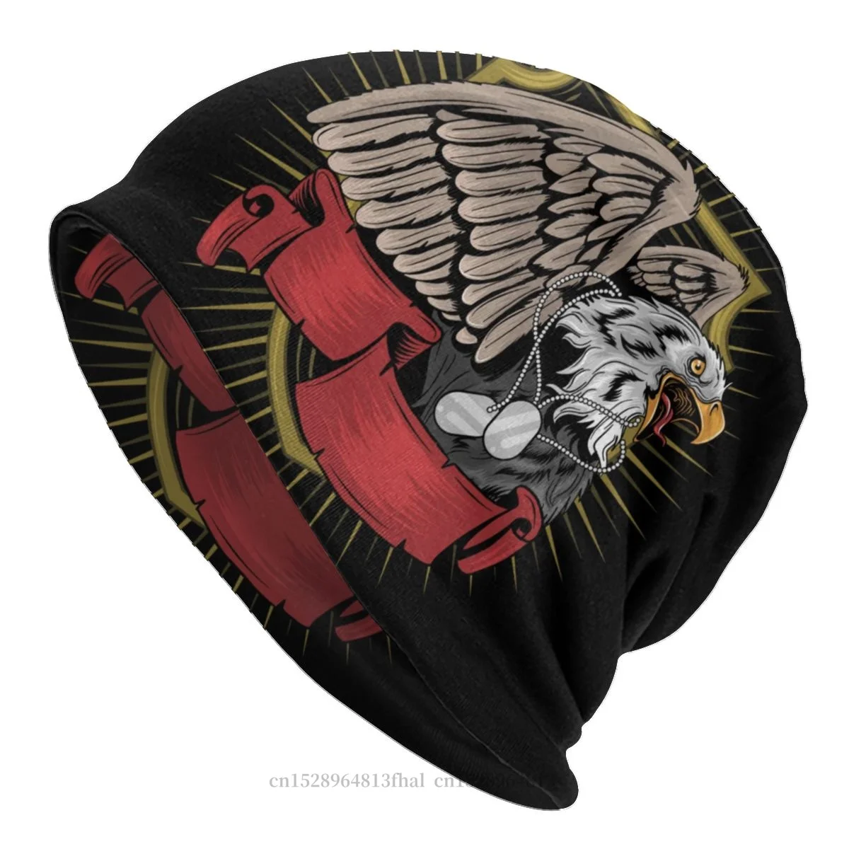 Bonnet Hats Men Women's Thin Hat Eagle Veterans America Usa Artwork Autumn Spring Warm Cap Street Skullies Beanies Caps