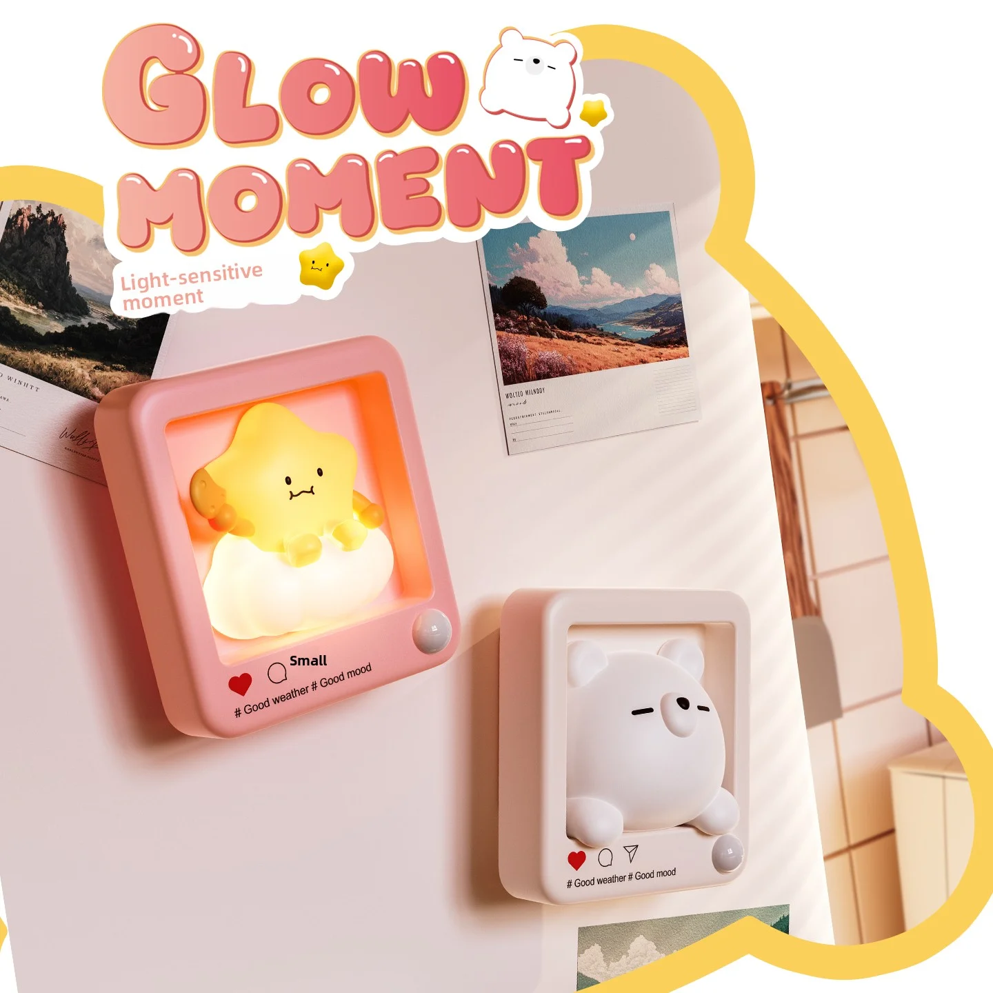 ضوء ليلي ذكي بمستشعر جسم الإنسان لغرفة النوم والممر، مصباح تثبيت مغناطيسي بدون مثقاب