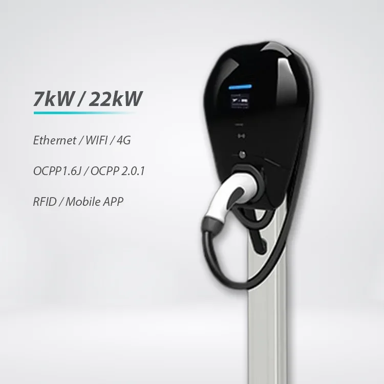 

Single/3phase 32A Type-2 electric car charging pile 22kw 11kw 7kw charging stations car charger