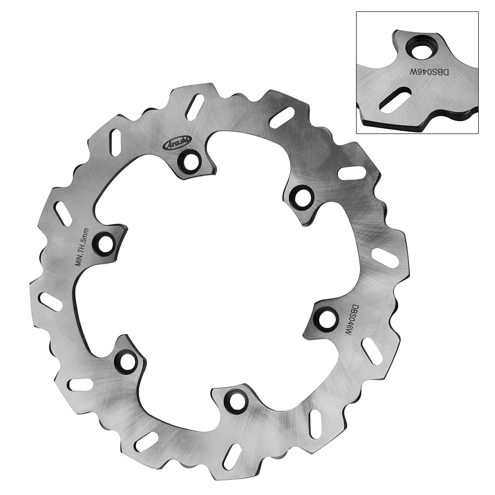 Motorcycle Rear Brake Disc Rotor Disk For Suzuki B-King 1300 2008 2009 2010 Stainless Steel