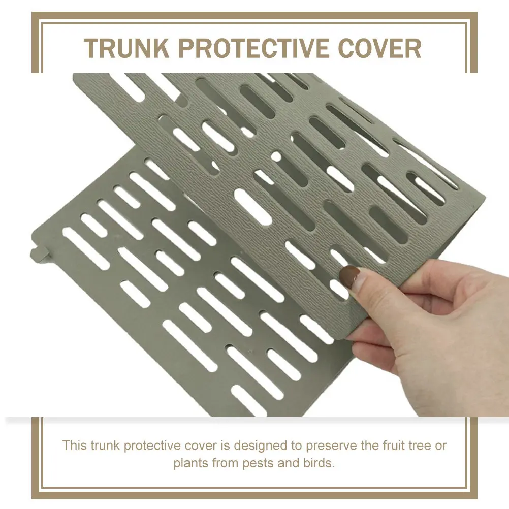 1Set Tree Trunk Protective Cover Premium Plastic Plant Guard for Garden Trees Seedlings Bird Pest Protection Outdoor Indoor