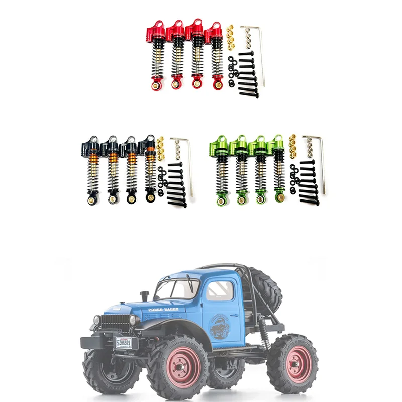 

Стабиль для FMS FCX24, металлический амортизатор 43 мм, без давления масла, 1/24, радиоуправляемый гусеничный автомобиль, обновления, детали, аксессуары