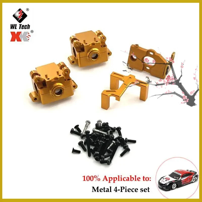 Copos de direção dianteira e traseira de metal para Wltoys, Peças de atualização do carro, Acessórios do carro, K969, 284131, K979, K989, K999, P929, P939, 1/28