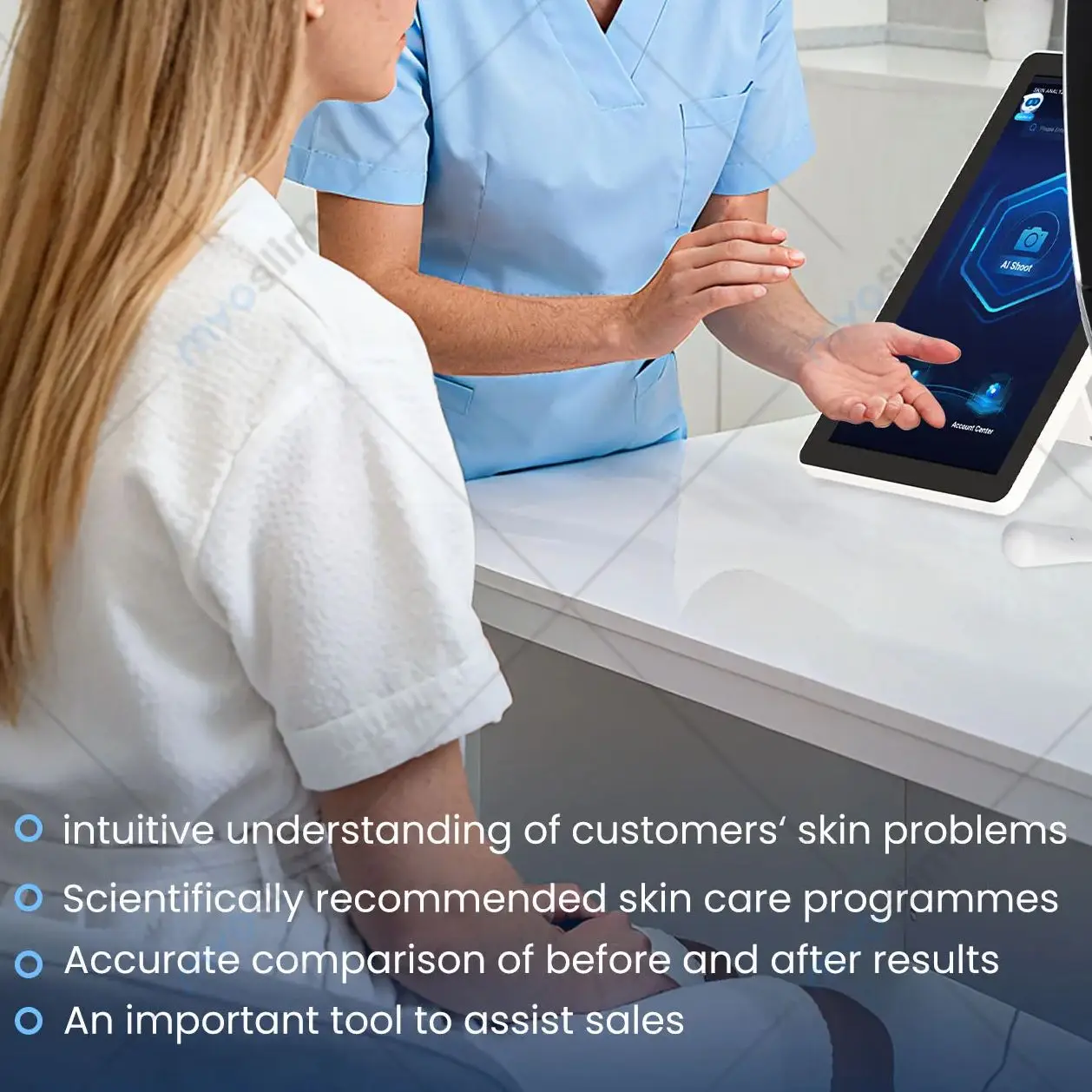 

3D Facial X5pro Skin Analyzer UV Skin Hair Analysis Measuring High End Industrial-grade aComprehensive Skin Image Analyze