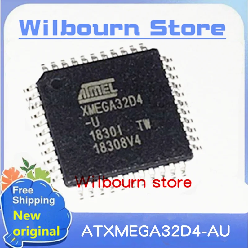 2PCS~10PCS/LOT ATXMEGA32D4-AU XMEGA32D4-U ATXMEGA32D4 XMEGA32D4 TQFP44 100% New Spot stock