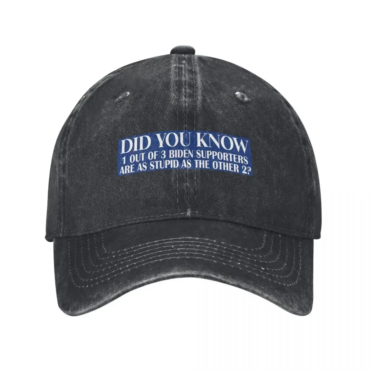 Did You Know 1 Out Of 3 Biden Supporters Are As Stupid As The Other 2 Baseball Cap Horse Hat Cosplay Men Women's