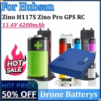 11.4V 4200mAh Drone Batterys for Hubsan H117S Zino Pro GPS RC Quadcopter Spare Parts Battery for RC FPV Racing Camera Drones