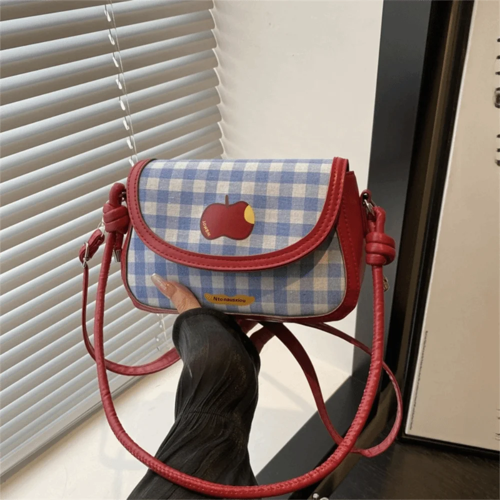 

Versatile Contrast Color Crossbody Bags Lightweight Adjustable Strap Shoulder Bag Casual Fashion Handbag Women