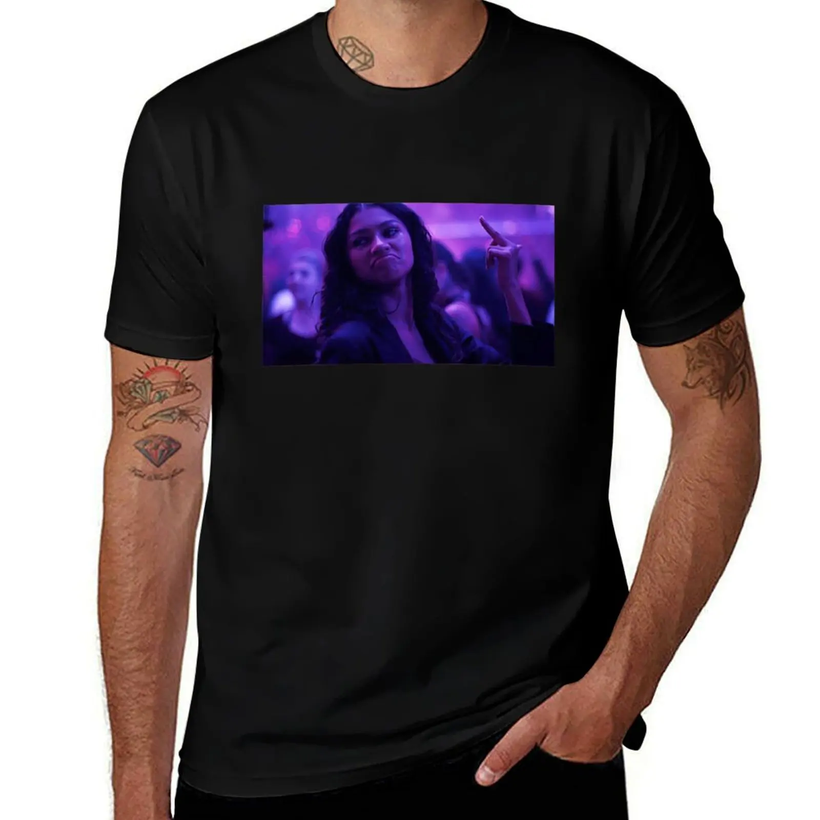 T-shirt Rue Euphoria pour hommes, T-shirt pour fête de vacances