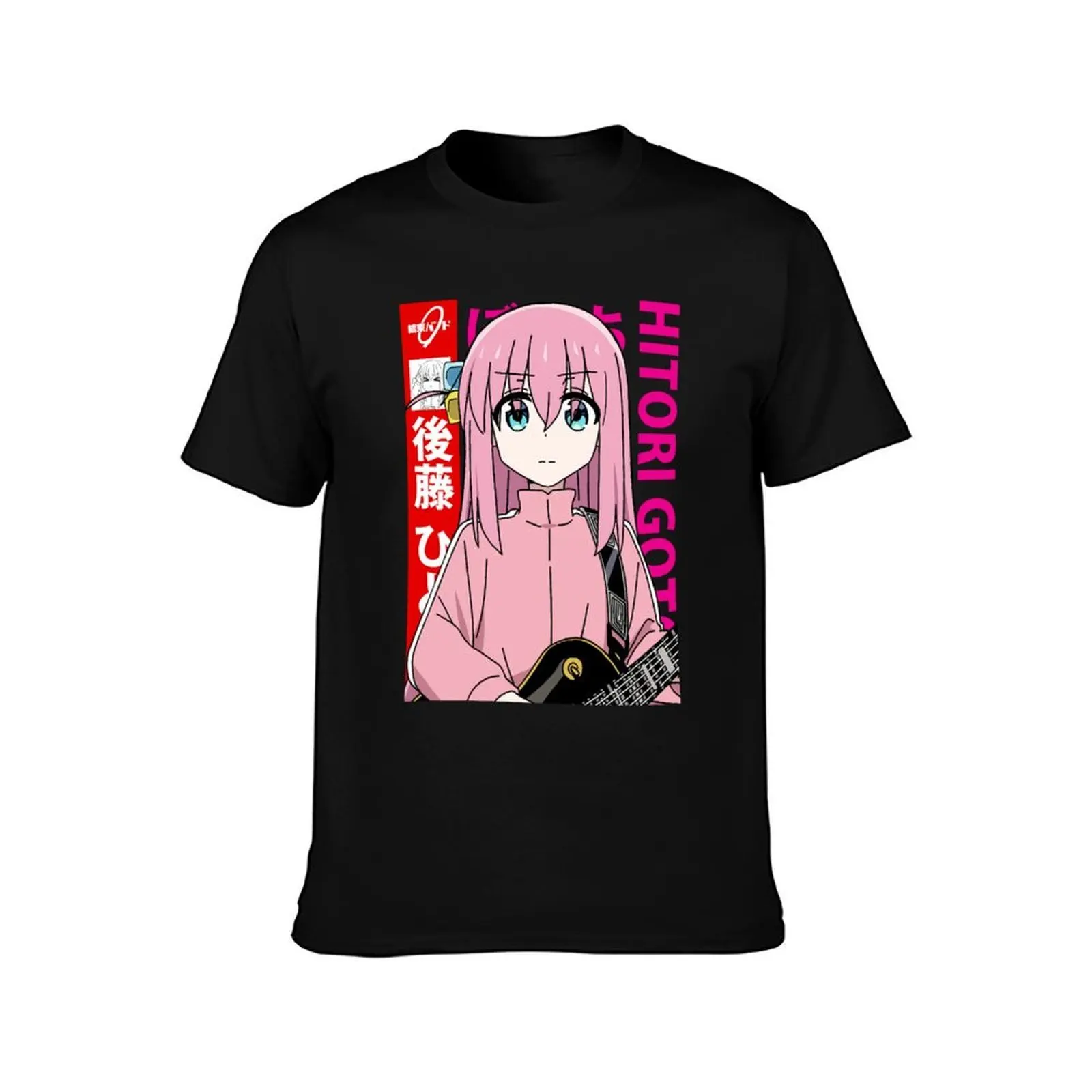 Hitori Bocchi Gotoh T-Shirt Summer Casual Cotton Tee Oversized Streetwear Tops Vintage Graphic Print Loose Fit Short Sleeve