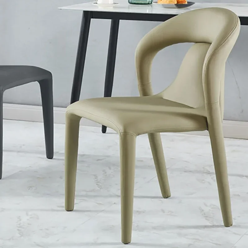 Sedia da pranzo moderna di lusso sedie da comò avanzate trucco singolo mobili da camera da letto cucina da giardino terrazza Stoelen leggero