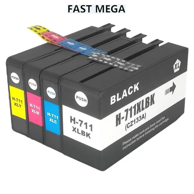 Suitable for HP711 ink cartridge HP Designjet T520 T120 plotter ink cartridge HP711XL BK