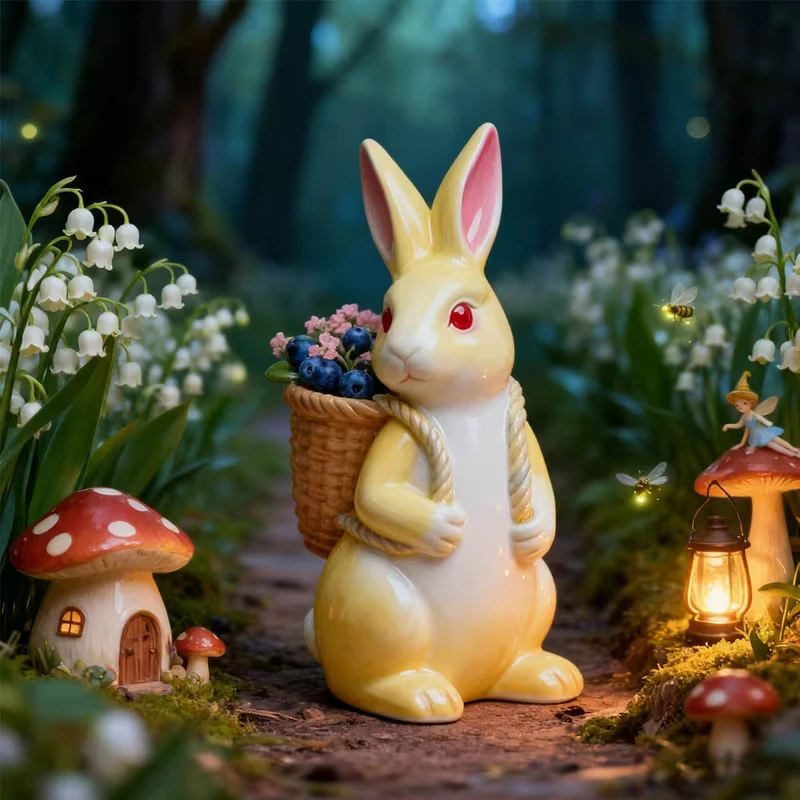 DIY Neue Ostern Kaninchen Ei Kerze Silikon Form 3D Backkorb Kleine Kaninchen Gips Harz Kerze Form Hause Dekoration Zubehör