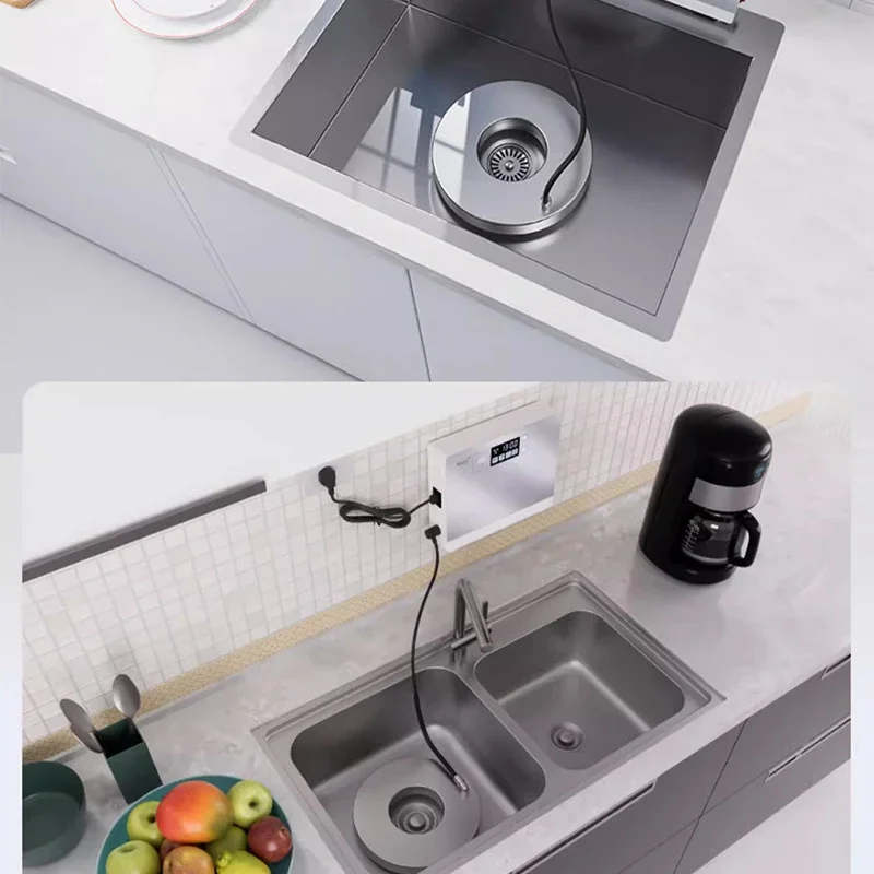 

Ultrasonic dishwasher sink independent external installation-free household desktop automatic small vegetable washing