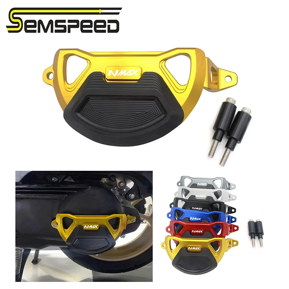 

SEMSPEED CNC Engine Cover For YAMAHA NMAX 125/150/155 2020-2023 VVA Water-Cooled Protection Case Shockproof Guard Guard Cover