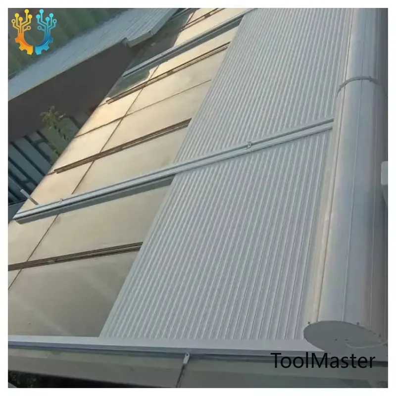 【2026】Outdoor Aluminum Motorized Louver Gazebo Waterproof Sunproof Pergola Awning With Roller Shutter Roof Outdoor Shutters