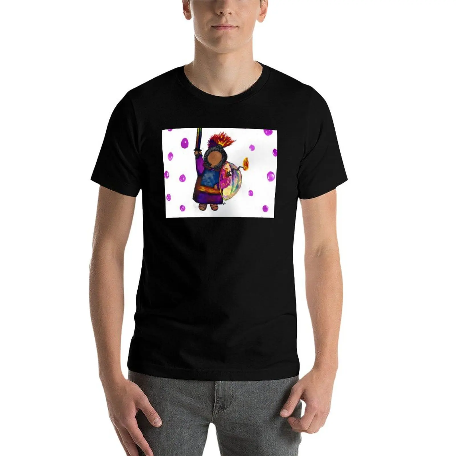 

Mighty Warrior T-Shirt t shirts cotton 100% t shirts for man cotton funny man t shirt designer T-Shirt