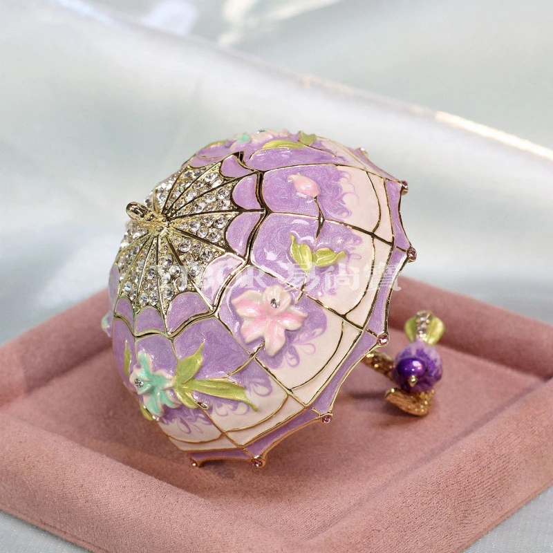 

Metallic colored jewelry box, ornament, home decor storage box, ring box, item