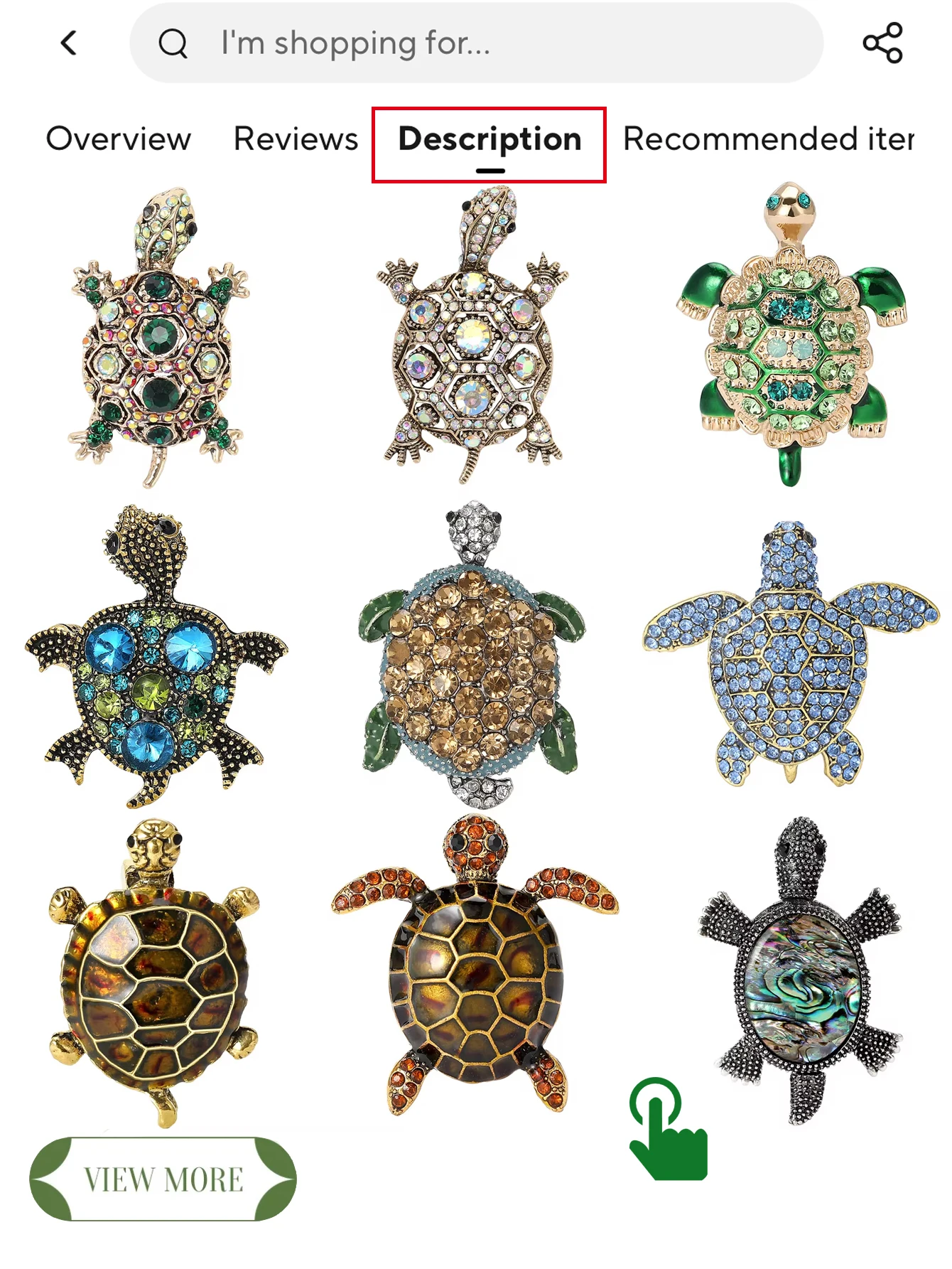 Broches de tortuga esmaltados para mujer, Unisex, clásico, con diamantes de imitación, animales, fiesta de oficina, regalos para amigos, accesorios de joyería