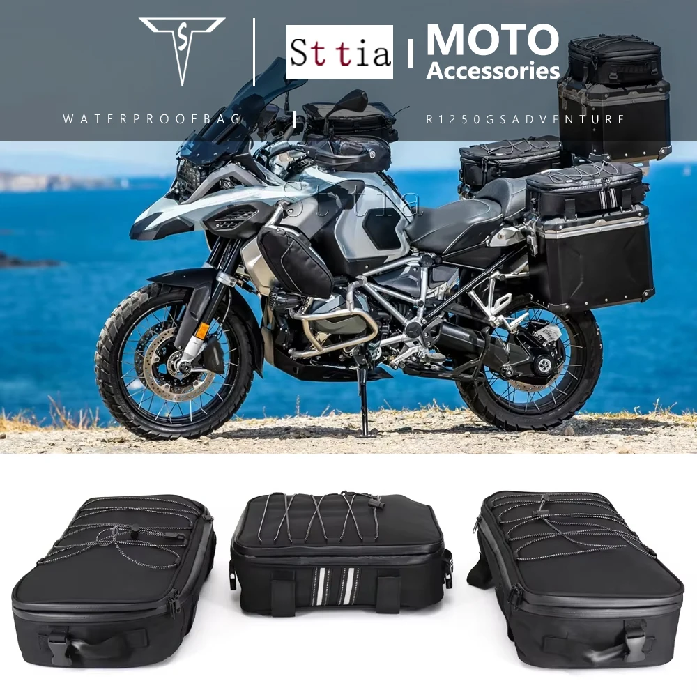 Motorcycle Top Bags Box Pannier Luggage Bag For BMW R1200GS R1250GS Adventure F650GS F700GS Top Storage Bag Waterproof
