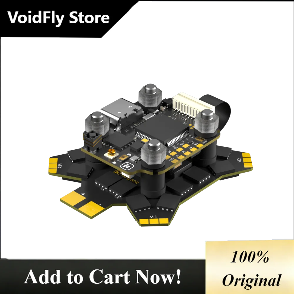 VoidFly iFlight Borg 5S RX Stack with Borg 5S RX FC Flight Controller / Borg 60R ESC for FPV Racing Parts