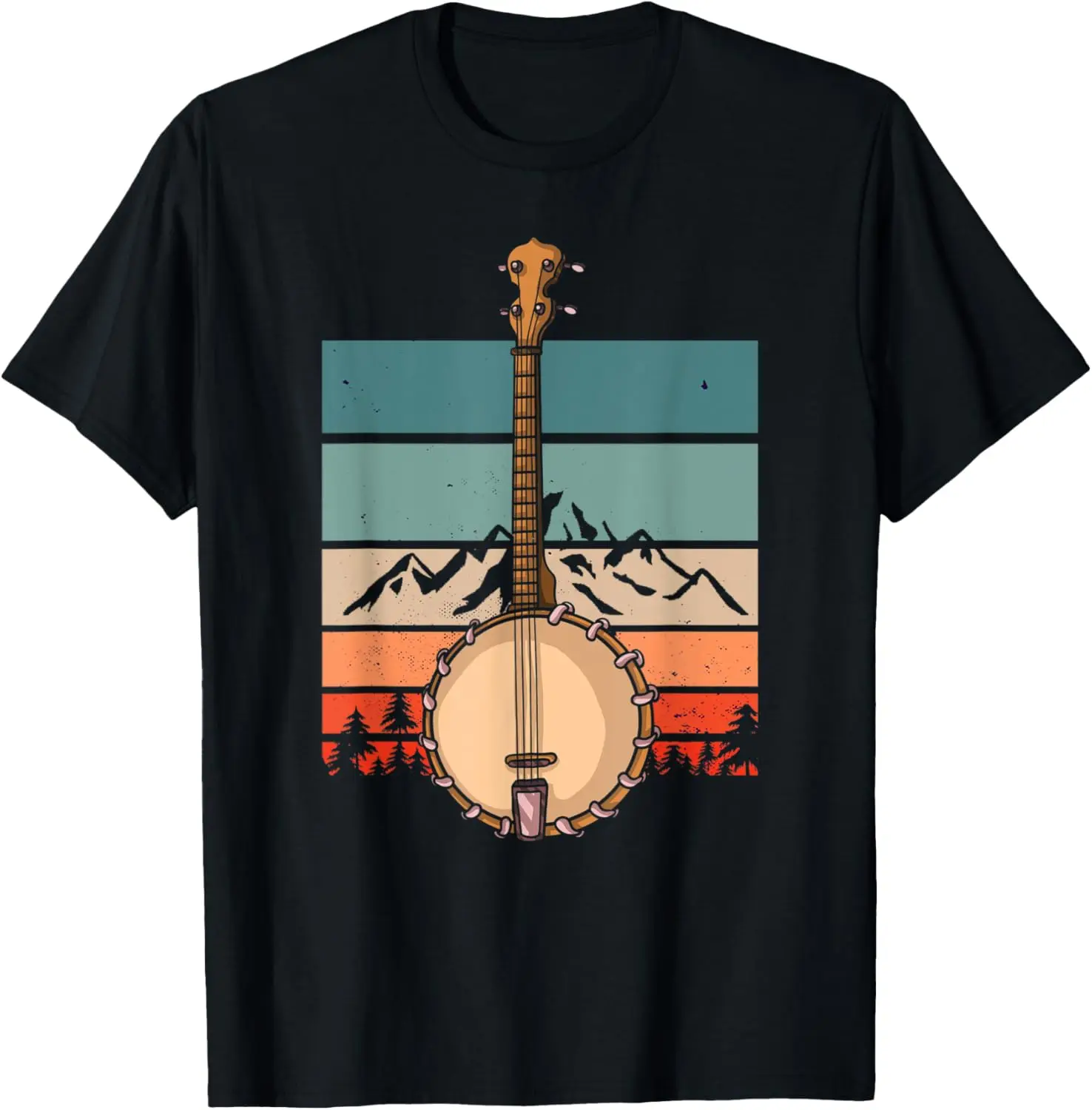 Banjo Player Bluegrass Folk Appalachia Country Music Men T-Shirt