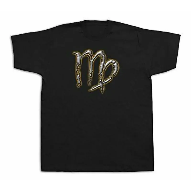 Virgo Zodiac Horoscope star signs T shirt Astrology SYMBOL Universal charm tee