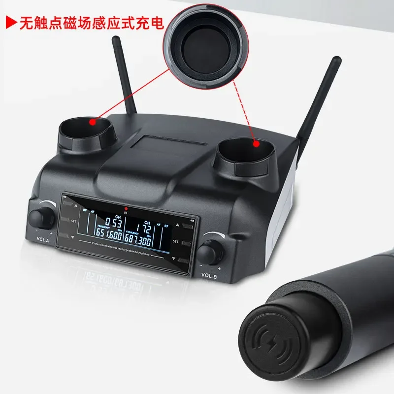 Hot sale wireless microphone Home outdoor live singing performance Teaching conference microphone