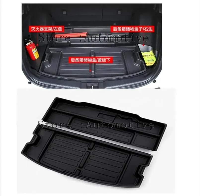 For Honda CRV 2021 Trunk Storage Box Modified Decoration 2017-2021Trunk Spare Tire Storage Box