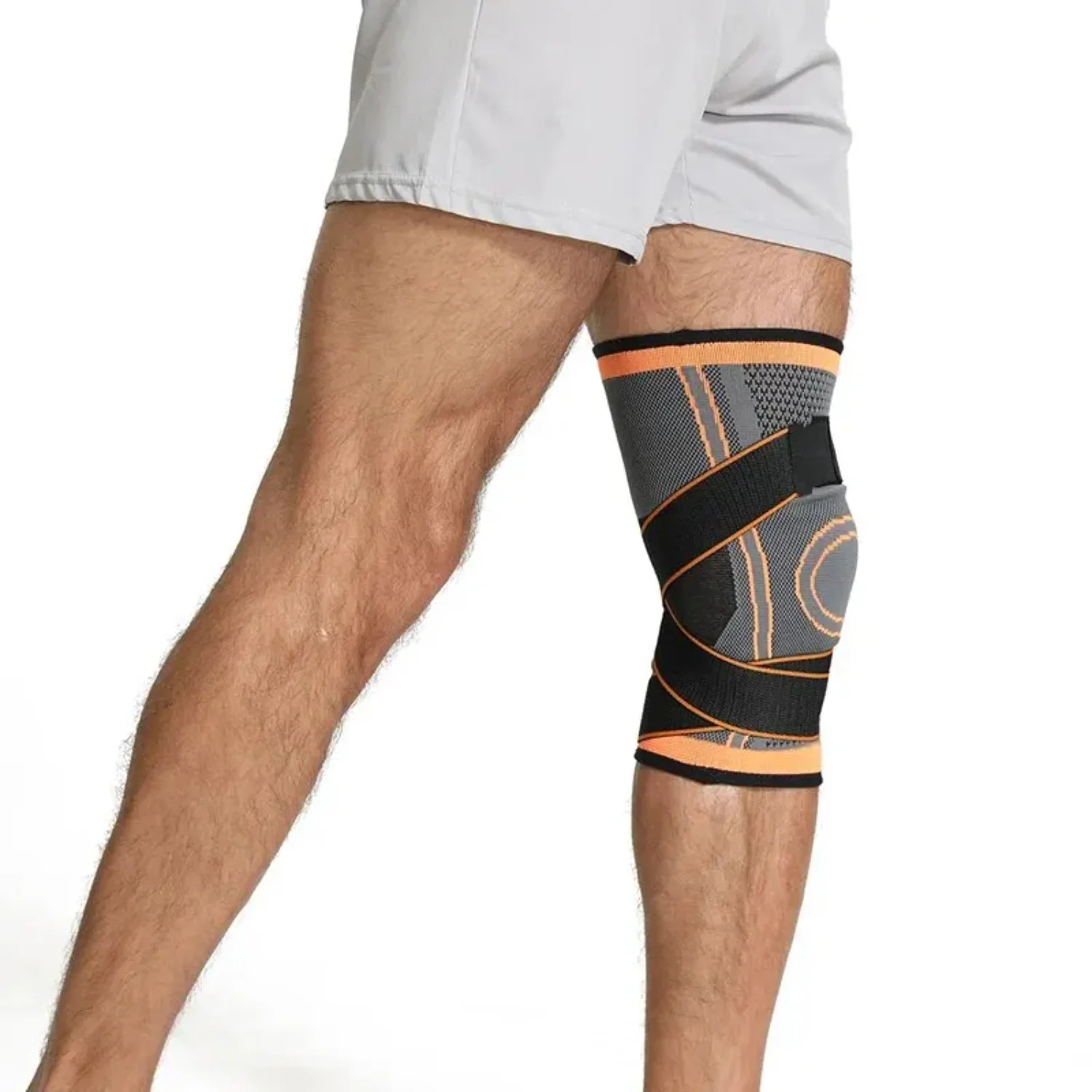 Knee Straps  Knee Protection Outdoor Sports Knitted Cycling Bandage Fitness Playing Ball Pressure Protector