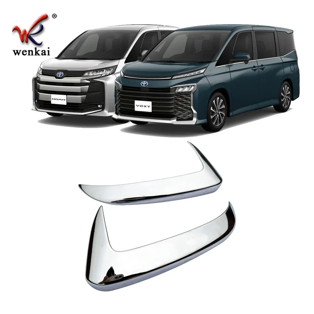 For 2022 Toyota Noah Voxy 90 Series Side Wing Rearview Mirror Cover Cap Trim Accessories ABS Chrome