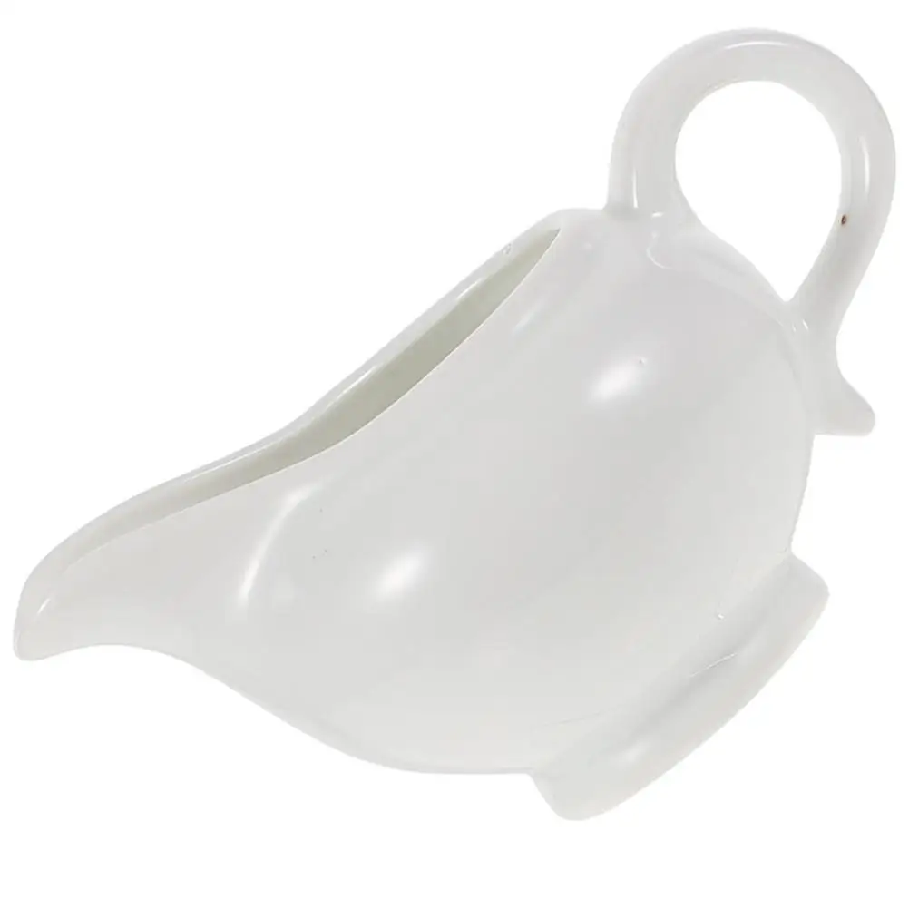

Cream Kettle Latte Coffee Cup Gravy Sauce Boats Delicatessen Soy Bowls Dispenser White Baby