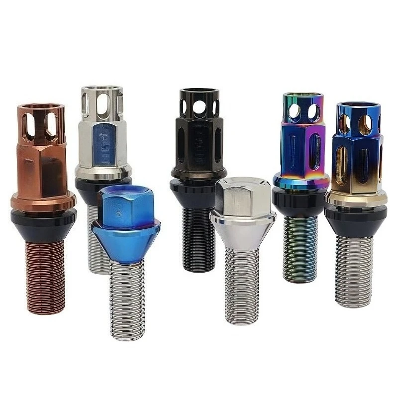 Lightweight Design of Forged Titanium Alloy TC4 Screw Bolts For Hub Tire