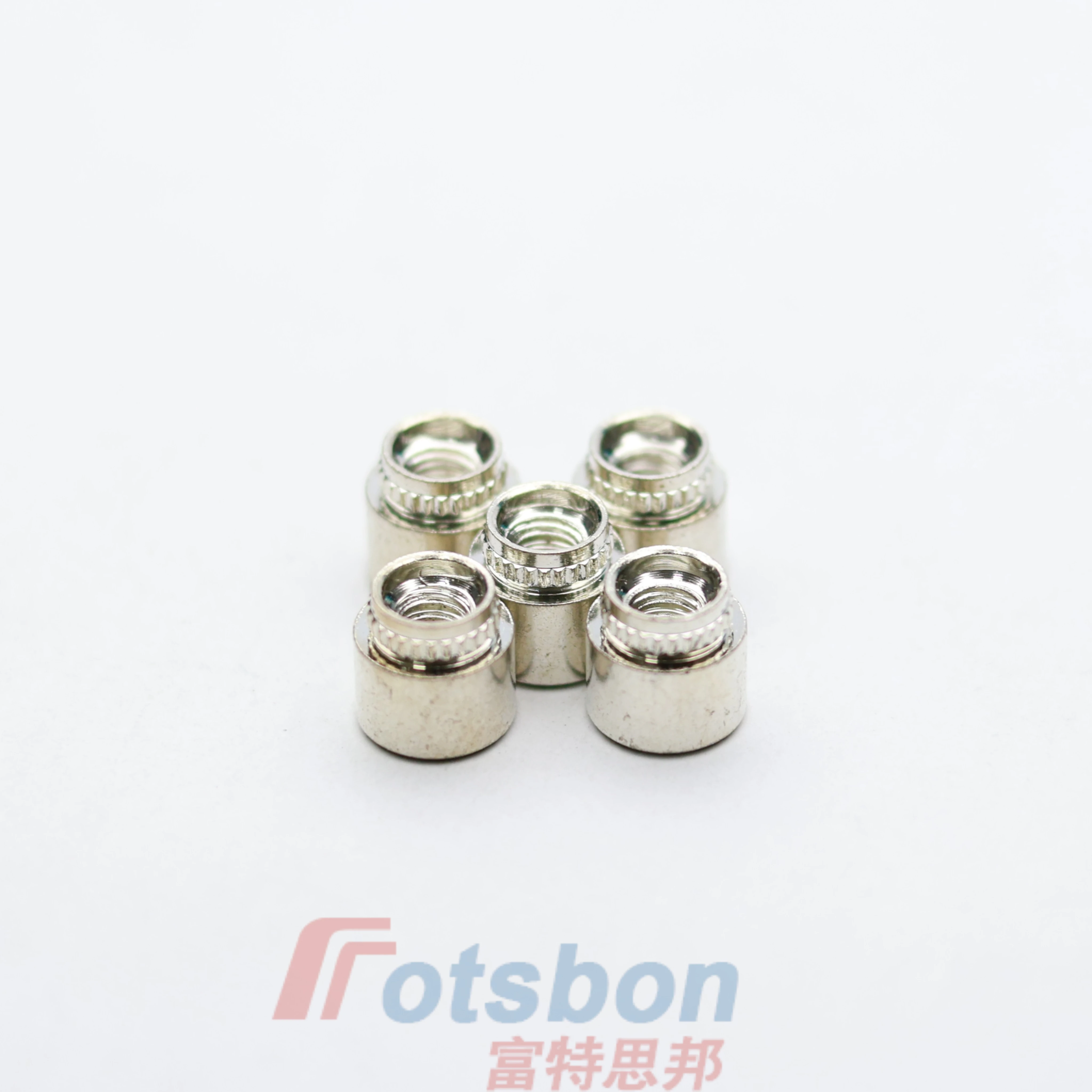 Flare-Mounted Standoffs KFB3-M3/M4/440/632ET Brass H59-1 Tin Plating Expansion Self-Clinching Riveting And Extrusion Into PCB