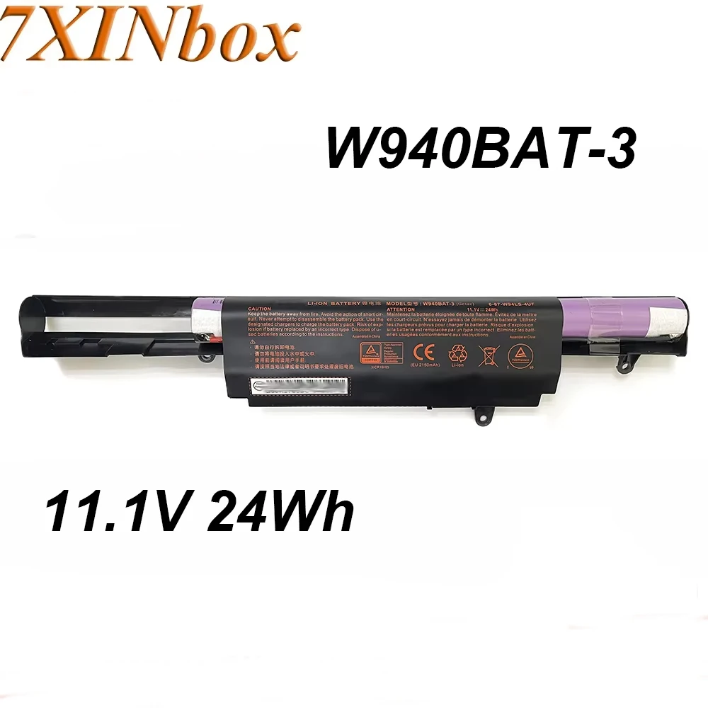 7XINbox W940BAT-3 W940BAT-4 W940BAT-6 11.1V 24Wh Original Laptop Battery For Clevo W94LS Series 6-87-W940S-4UF 6-87-W940S-4271